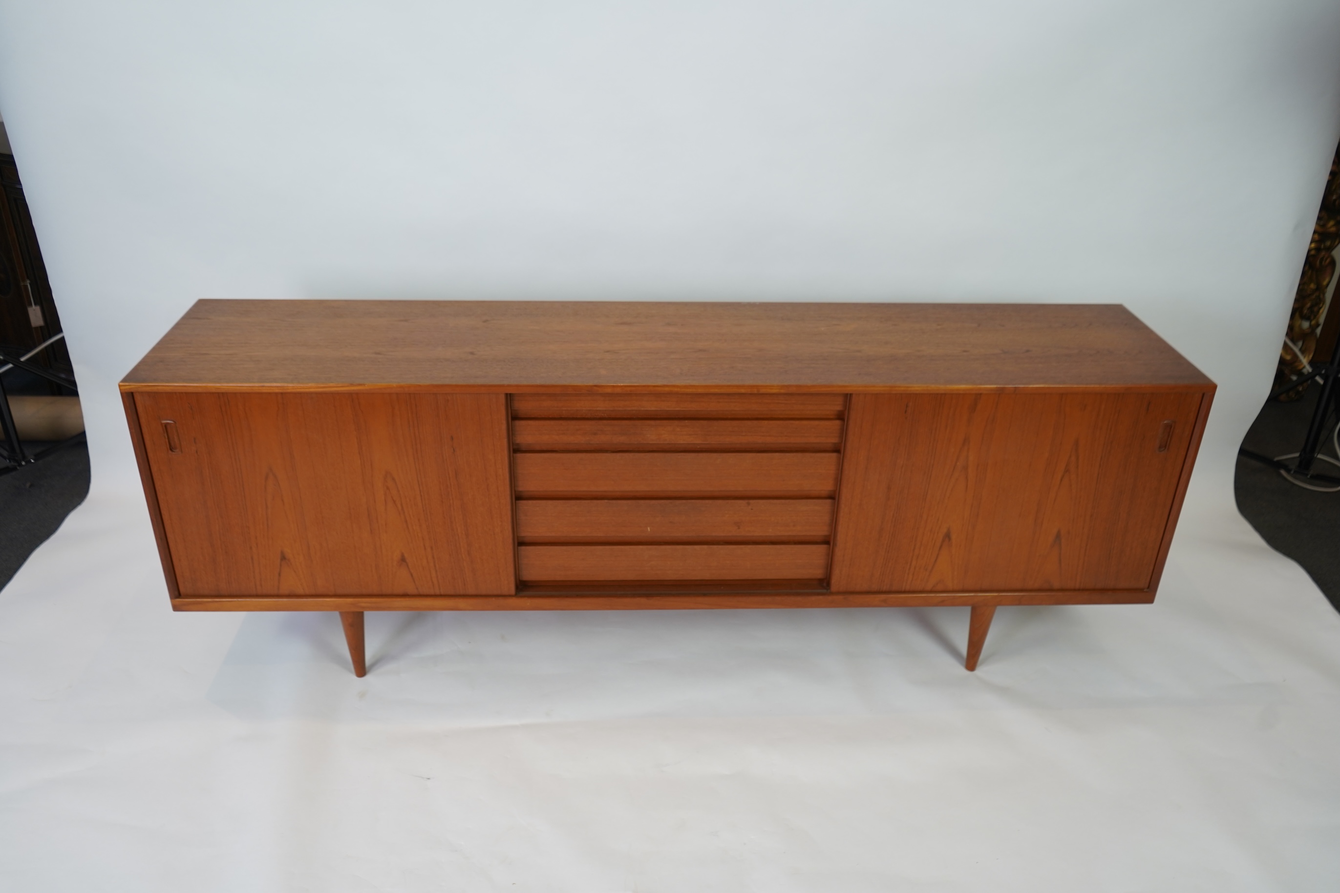 A Scandinavian mid-century sideboard, possibly by Sibast